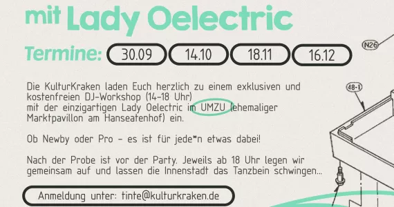 DJ-Workshop - digitales Auflegen - UMZU - WORKSHOP